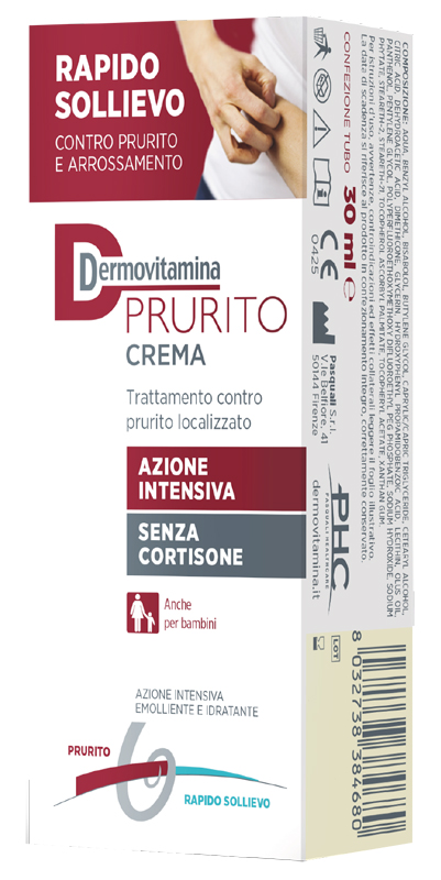 DERMOVITAMINA PRURITO CREMA AZIONE INTENSIVA SENZA CORTISONE 30 ML - Farmafamily.it
