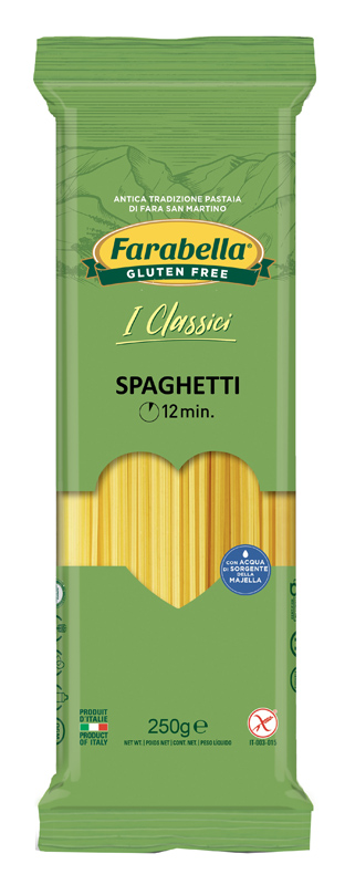 FARABELLA SPAGHETTI PASTA SENZA GLUTINE 250 G - Farmafamily.it
