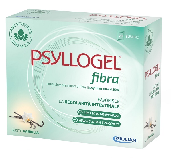 PSYLLOGEL FIBRA VANIGLIA 20 BUSTINE - Farmafamily.it