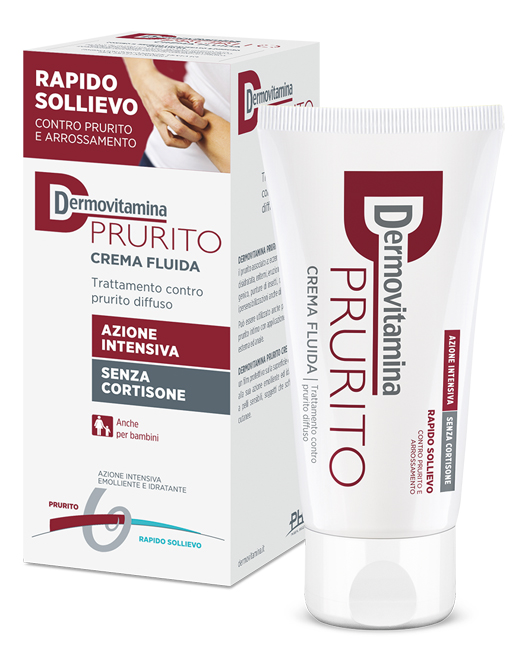 DERMOVITAMINA PRURITO CREMA FLUIDA AZIONE INTENSIVA SENZA CORTISONE 150 ML - Farmafamily.it