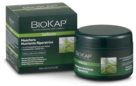BIOKAP BELLEZZA MASCHERA NUTRIENTE/RIPARATRICE 200 ML BIOSLINE - Farmafamily.it