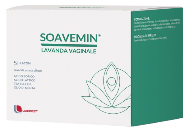 SOAVEMIN LAVANDA VAGINALE 5 FLACONI 100 ML - Farmafamily.it