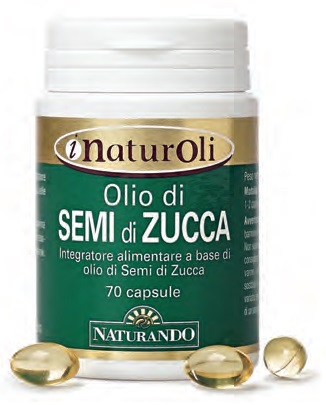 NATUROLI OLIO DI SEMI DI ZUCCA 70 CAPSULE - Farmafamily.it