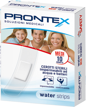 CEROTTO PRONTEX WATER STRIPS MEDIO 10 PEZZI - Farmafamily.it
