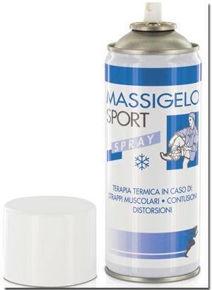 GHIACCIO ISTANTANEO MASSIGELO SPORT BOMBOLETTA SPRAY 400ML - Farmafamily.it