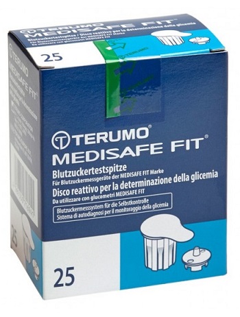 DISCO PER LA DETERMINAZIONE DELLA GLICEMIA MEDISAFE FIT 25 PEZZI - Farmafamily.it