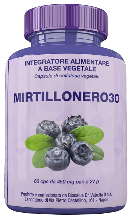 MIRTILLONERO30 60 CAPSULE 27 GRAMMI - Farmafamily.it