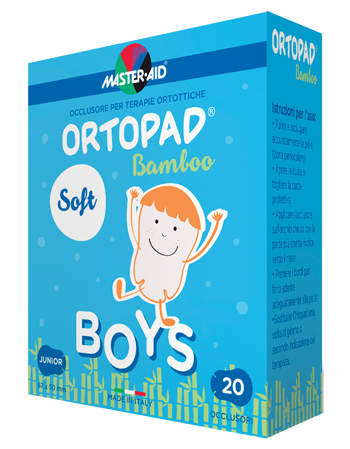 CEROTTO OCULARE PER ORTOTTICA ORTOPAD SOFT BOYS JUNIOR 20 PEZZI - Farmafamily.it
