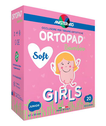 CEROTTO OCULARE PER ORTOTTICA ORTOPAD SOFT GIRLS JUNIOR 20 PEZZI - Farmafamily.it