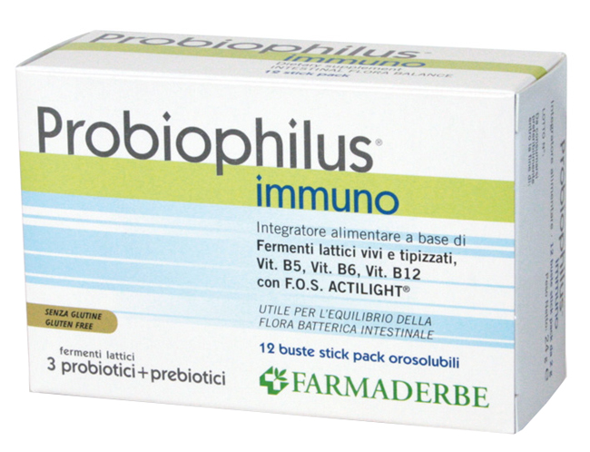 PROBIOPHILUS IMMUNO 12 BUSTE - Farmafamily.it