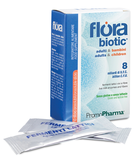 FLORA 8 10 STICK OROSOLUBILI ADULTI E BAMBINI - Farmafamily.it