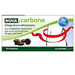 NOVA CARBONE VEGETALE 40 COMPRESSE - Farmafamily.it