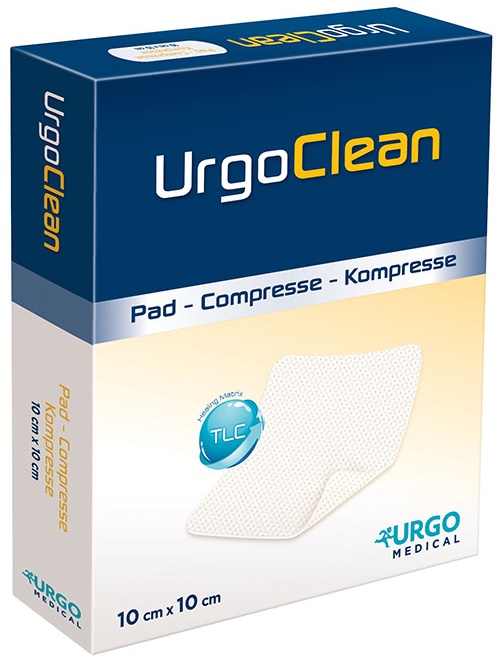 MEDICAZIONE TNT ASSORBENTE GELIFICANTE URGOCLEAN 10X10CM 10 PEZZI - Farmafamily.it