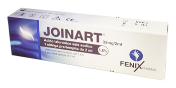 SIRINGA INTRA-ARTICOLARE JOINART ACIDO IALURONICO 1,6% 2 ML 3 PEZZI - Farmafamily.it