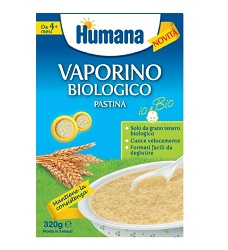 HUMANA VAPORINO PASTINA BIOLOGICA 320 G - Farmafamily.it