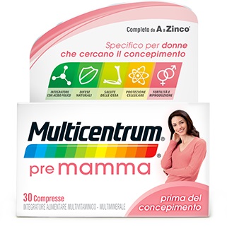 MULTICENTRUM PRE MAMMA 30 COMPRESSE - Farmafamily.it
