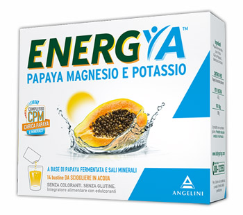 ENERGYA PAPAYA MAGNESIO POTASSIO 14 BUSTINE - Farmafamily.it