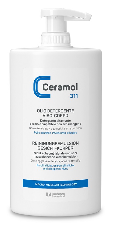CERAMOL 311 OLIO DETERGENTE VISO/CORPO 400 ML - Farmafamily.it