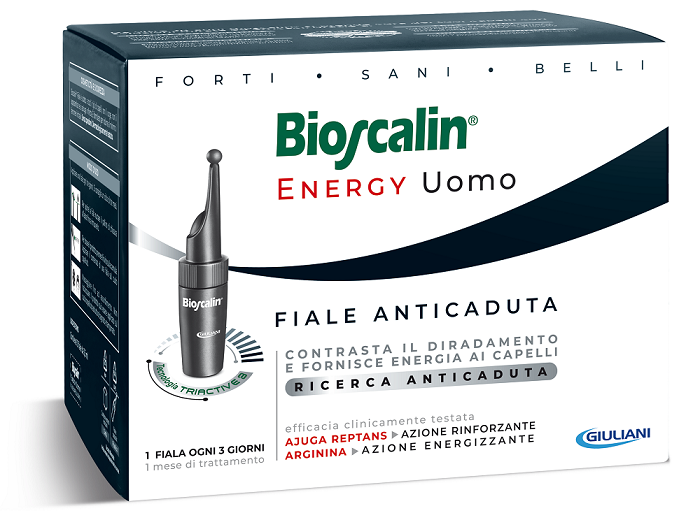 BIOSCALIN ENERGY UOMO 10 FIALE DA 3,5 ML L'UNA - Farmafamily.it