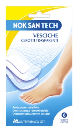 NOK SAN TECH CEROTTO VESCICALE PICCOLO 6 PEZZI - Farmafamily.it