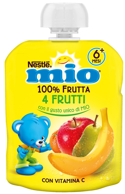 NESTLE' MIO FRUTTA GRATTUGIATA DA SPREMERE 4 FRUTTI 90 ML - Farmafamily.it