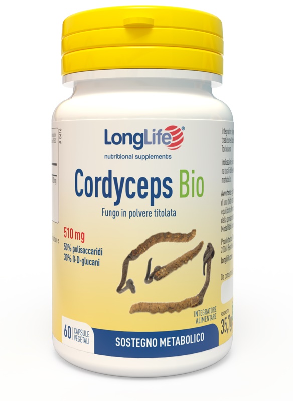 LONGLIFE CORDYCEPS BIO 60 CAPSULE - Farmafamily.it