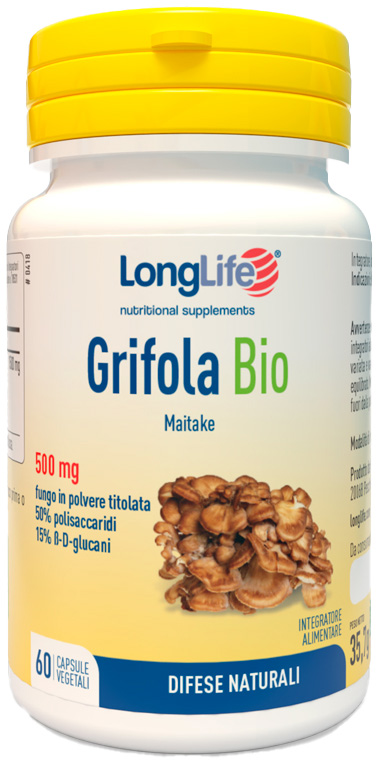 LONGLIFE GRIFOLA BIO 60 CAPSULE VEGETALI - Farmafamily.it