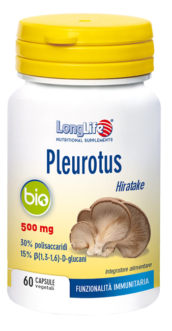 LONGLIFE PLEUROTUS BIO 60 CAPSULE - Farmafamily.it