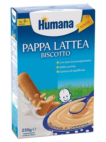 HUMANA PAPPA LATTEA BISCOTTO 230 G - Farmafamily.it