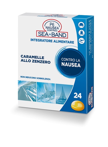 P6 NAUSEA CONTROL CARAMELLE ANTI NAUSEA VIAGGIO ALLO ZENZERO 24 PEZZI - Farmafamily.it