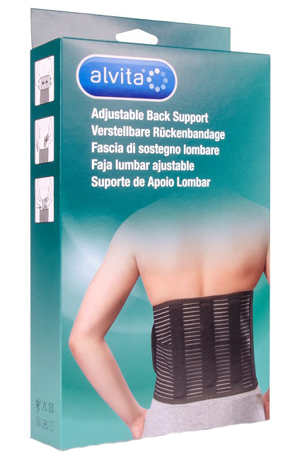 ALVITA FASCIA LOMBARE MISURA 1 CIRCONFERENZA 80-100 CM - Farmafamily.it
