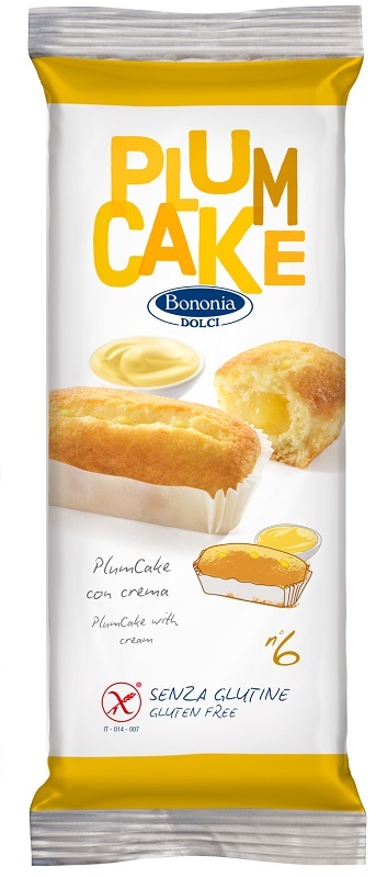 BONONIA PLUMCAKE CREMA SENZA GLUTINE 6 X 45 G - Farmafamily.it
