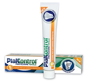 PLAKKONTROL PROTEZIONE TOTALE DENTIFRICIO 75 ML - Farmafamily.it