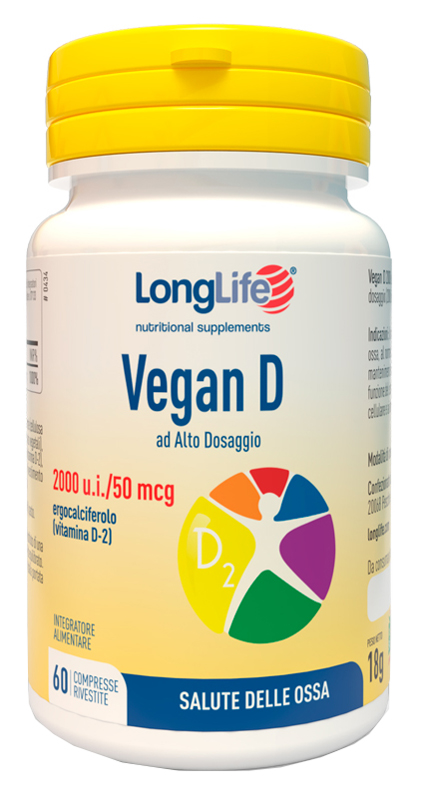 LONGLIFE VEGAN D 60 COMPRESSE - Farmafamily.it