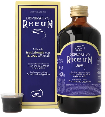 DEPURATIVO RHEUM MISCELA ERBE OFFICINALI 250 ML - Farmafamily.it