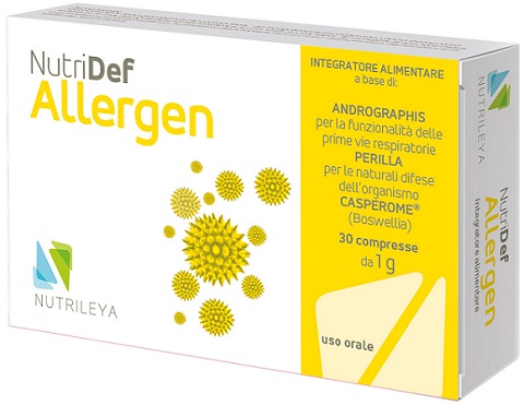 NUTRIDEF ALLERGEN 30 COMPRESSE - Farmafamily.it