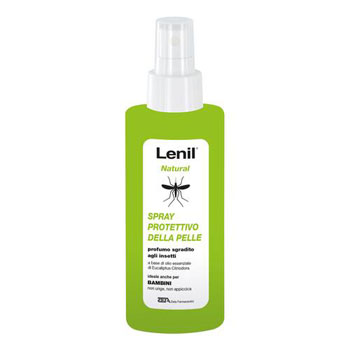 LENIL NATURAL SOLUZIONE ANTIZANZARA IN FLACONE + POMPA SPRAY 100 ML - Farmafamily.it