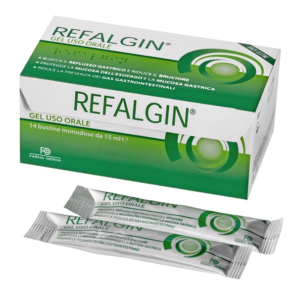 REFALGIN GEL OROSOLUBILE ANTIREFLUSSO 14 BUSTINE 15 ML - Farmafamily.it
