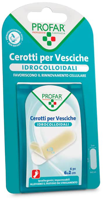 CEROTTO IDROCOLLOIDALE PROFAR MED 20X60 6 PEZZI - Farmafamily.it