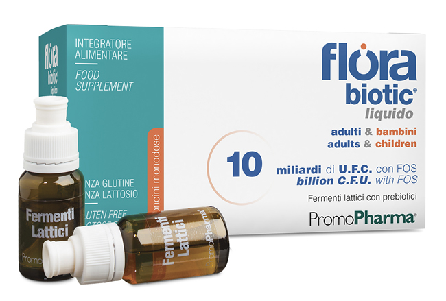 FLORA LIQUIDO ADULTI & BAMBINI 10 FLACONCINI X 10 ML - Farmafamily.it