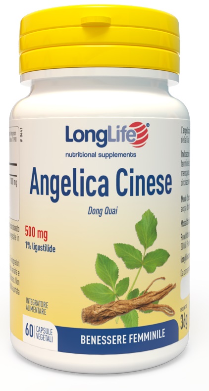 LONGLIFE ANGELICA CINESE 60 CAPSULE VEGETALI - Farmafamily.it