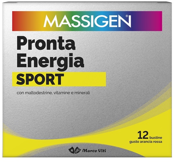 MASSIGEN SPORT PRONTA ENERGIA 12 BUSTINE - Farmafamily.it