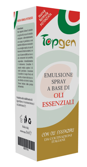 TOPGEN EMULSIONE SPRAY A BASE DI OLI ESSENZIALI 50 ML - Farmafamily.it