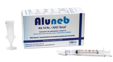 ALUNEB KIT SOLUZIONE ISOTONICA 15 FLACONCINI DA 4 ML + MAD NASAL ATOMIZZATORE - Farmafamily.it