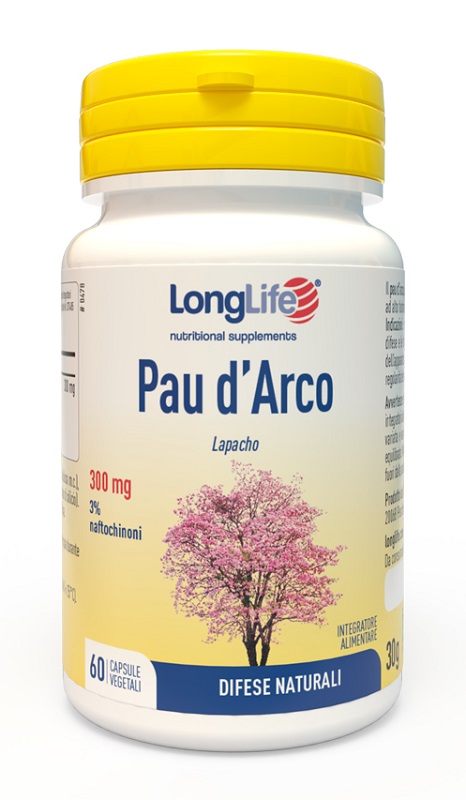 LONGLIFE PAU D'ARCO 60 CAPSULE VEGETALI - Farmafamily.it