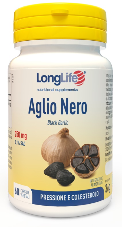 LONGLIFE AGLIO NERO 60 CAPSULE VEGETALI - Farmafamily.it