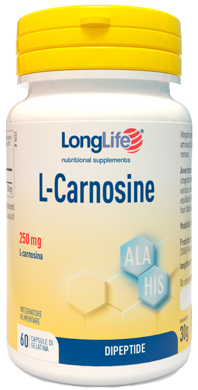 LONGLIFE L-CARNOSINE 60 CAPSULE - Farmafamily.it
