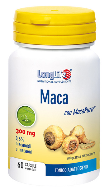 LONGLIFE MACA 60 CAPSULE VEGETALI DA 550 MG - Farmafamily.it