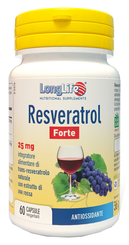 LONGLIFE RESVERATROL FORTE 60 CAPSULE - Farmafamily.it