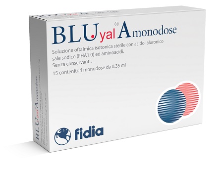 BLU YAL A MONODOSE GOCCE OCULARI 15 FLACONCINI 0,35 ML - Farmafamily.it